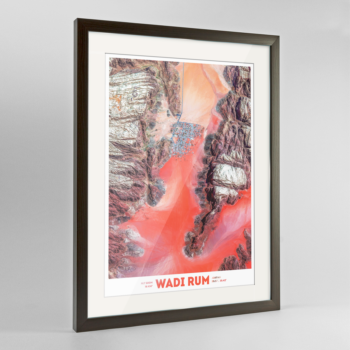 Wadi Rum Earth Photography Art Print - Framed