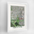 Washington DC Earth Photography Art Print - Framed