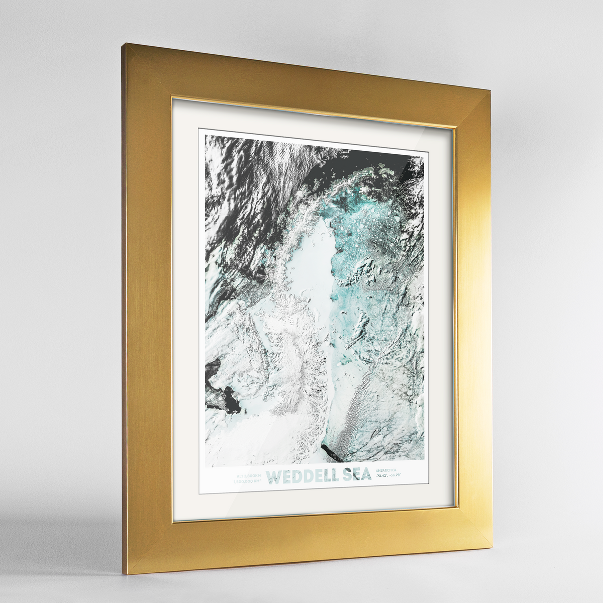 Weddell Sea Earth Photography Art Print - Framed