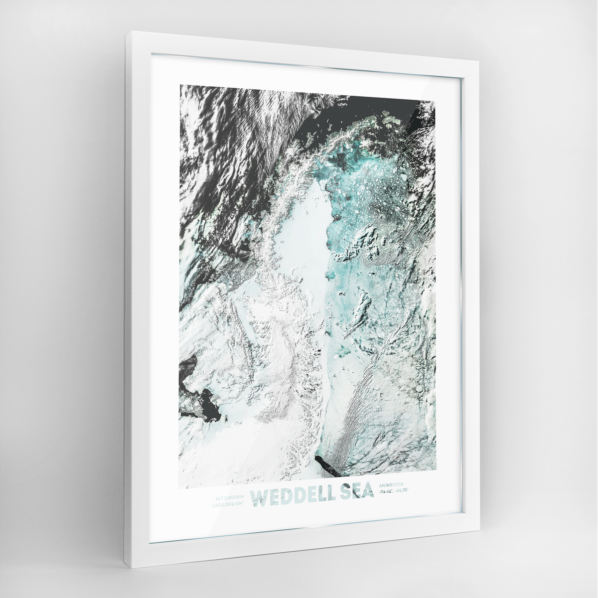 Weddell Sea Earth Photography Art Print - Framed