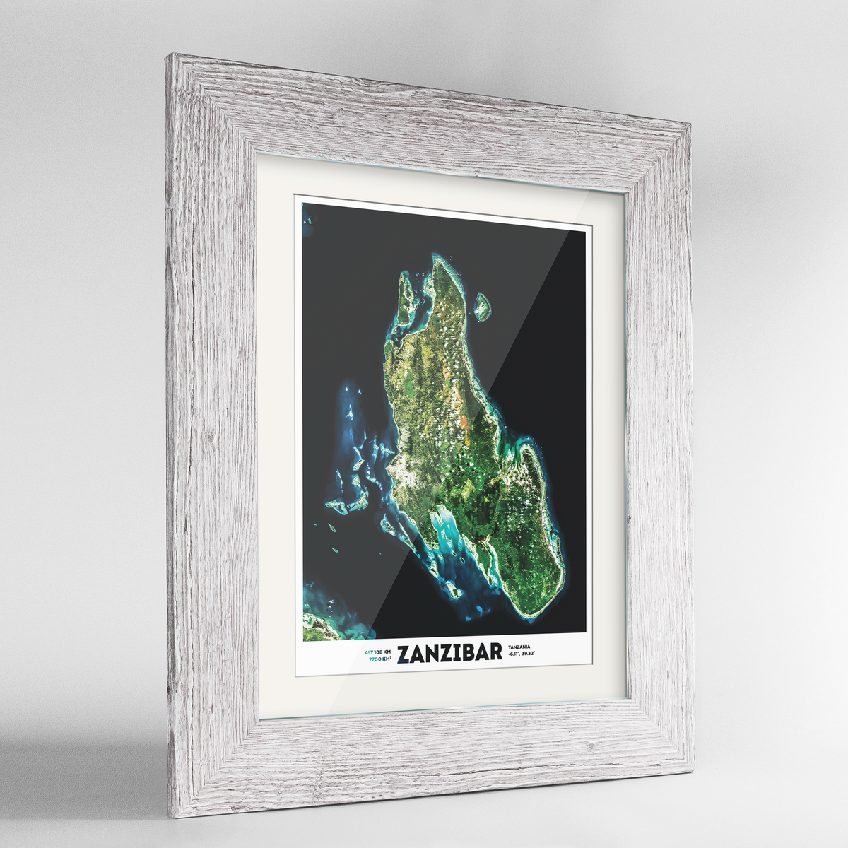 Zanzibar Earth Photography Art Print - Framed