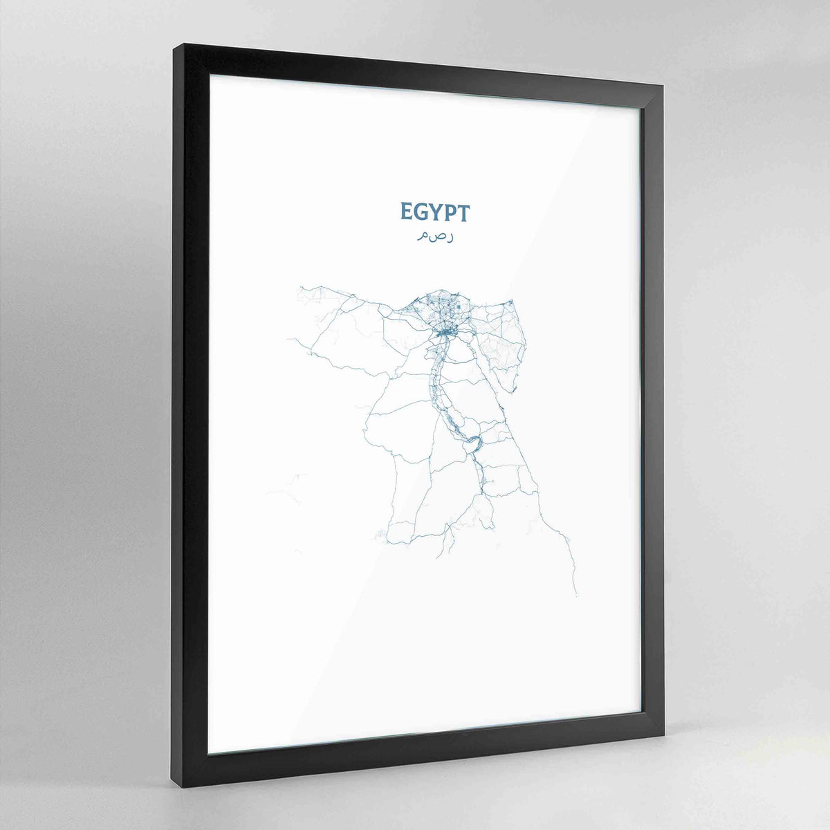 Egypt - All Roads Art Print - Framed