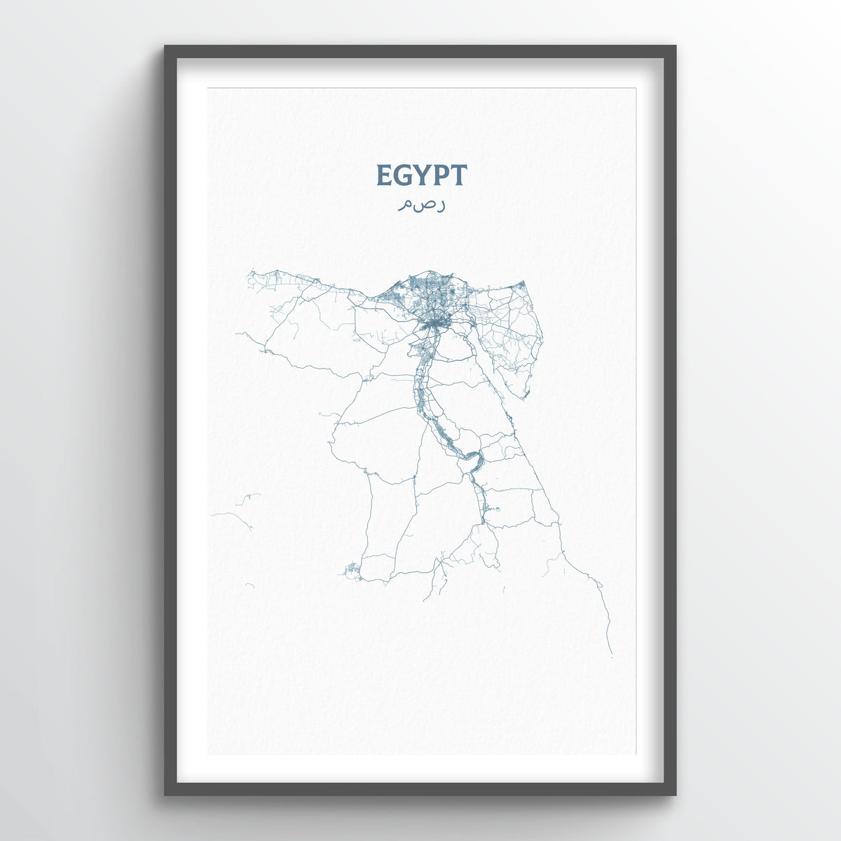 Egypt - All Roads Art Print - Point Two Design
