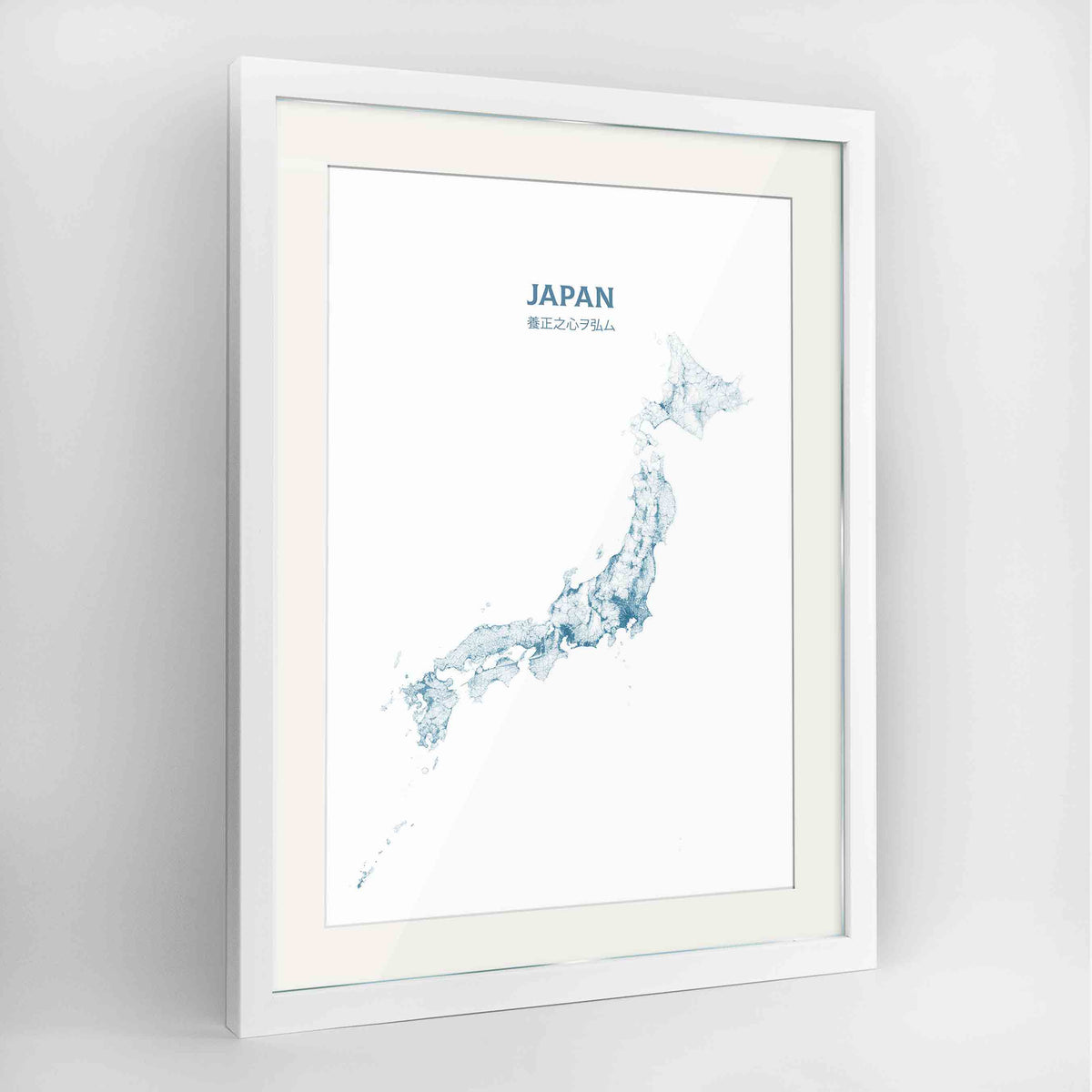 Japan - All Roads Art Print - Framed