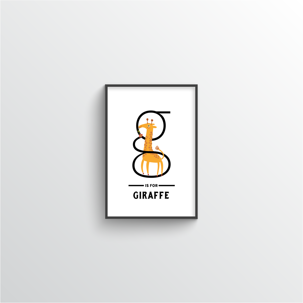 Animal Alphabet - Letter G - Point Two Design