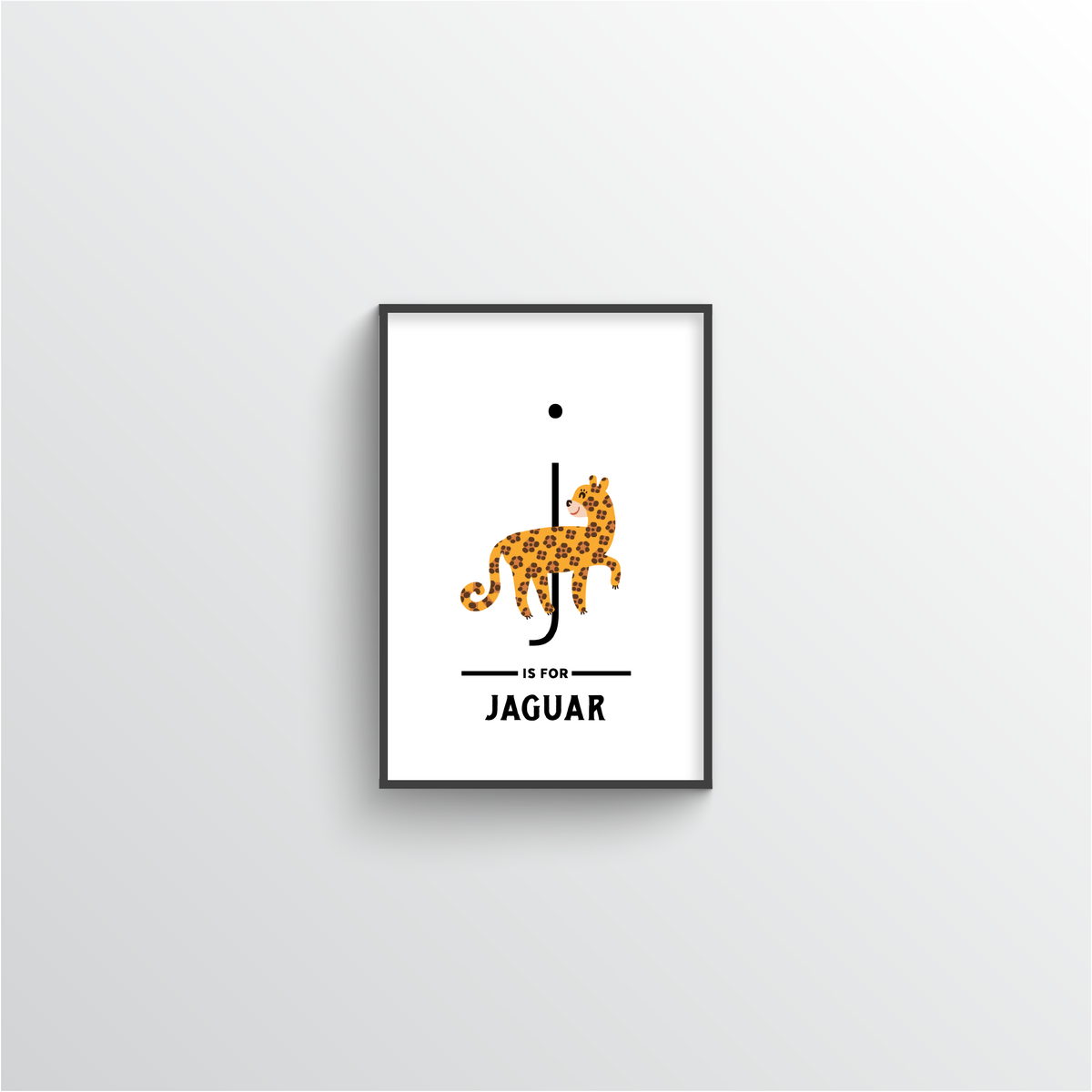 Animal Alphabet - Letter J - Point Two Design