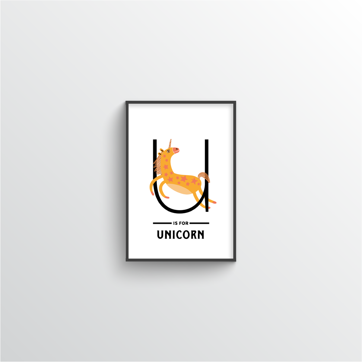 Animal Alphabet - Letter U - Point Two Design