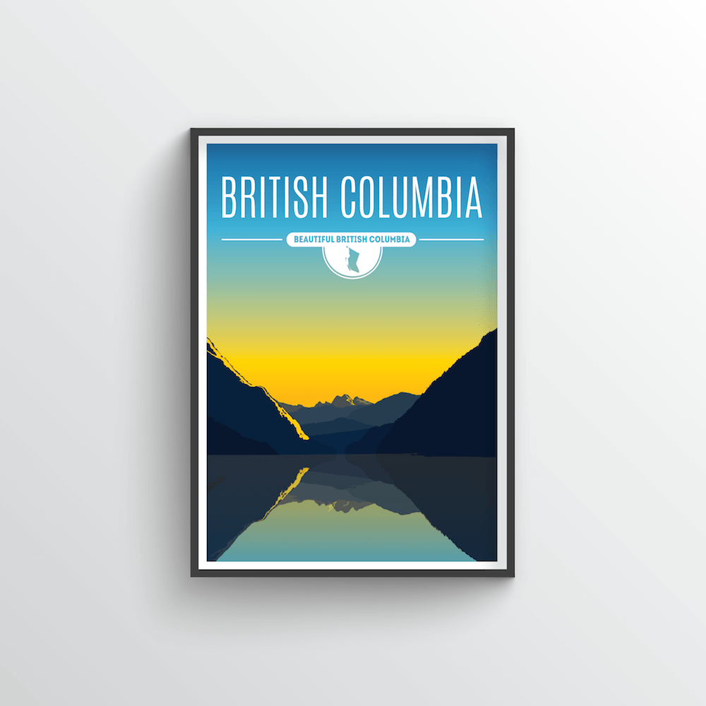 British Columbia Province Print