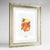 Peach Botanical Art Print - Framed