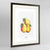 Pear Botanical Art Print - Framed