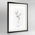 Bee Orchis Botanical Art Print - Framed
