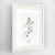Cherry Blossom Botanical Art Print - Framed