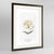 Honeysuckle Botanical Art Print - Framed