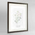 Lady's Smock Botanical Art Print - Framed