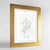 Lady's Smock Botanical Art Print - Framed