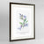 Nettle Leaved Bellflower Botanical Art Print - Framed