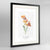 Wallflower Botanical Art Print - Framed