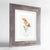 Wallflower Botanical Art Print - Framed