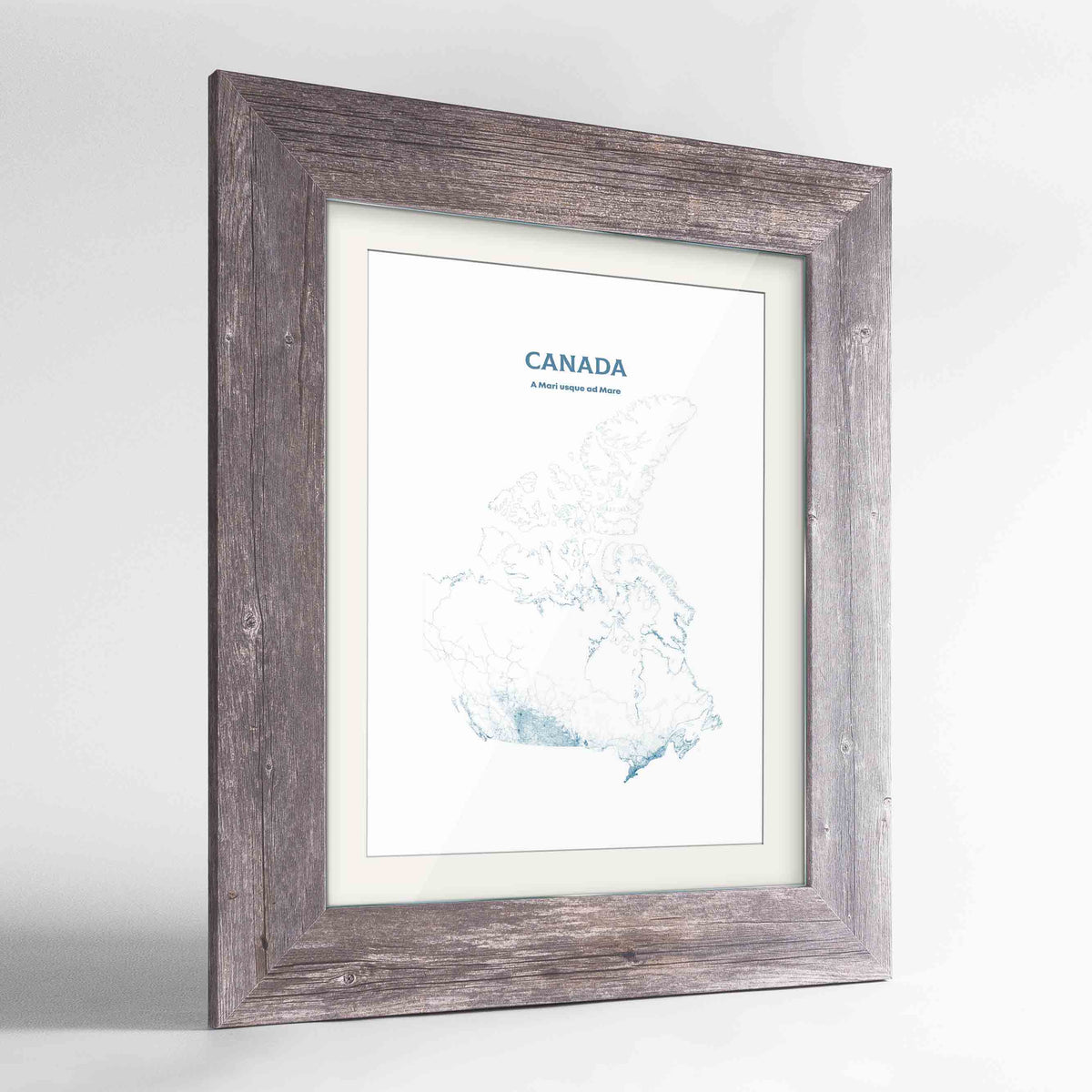 Canada - All Roads Art Print - Framed