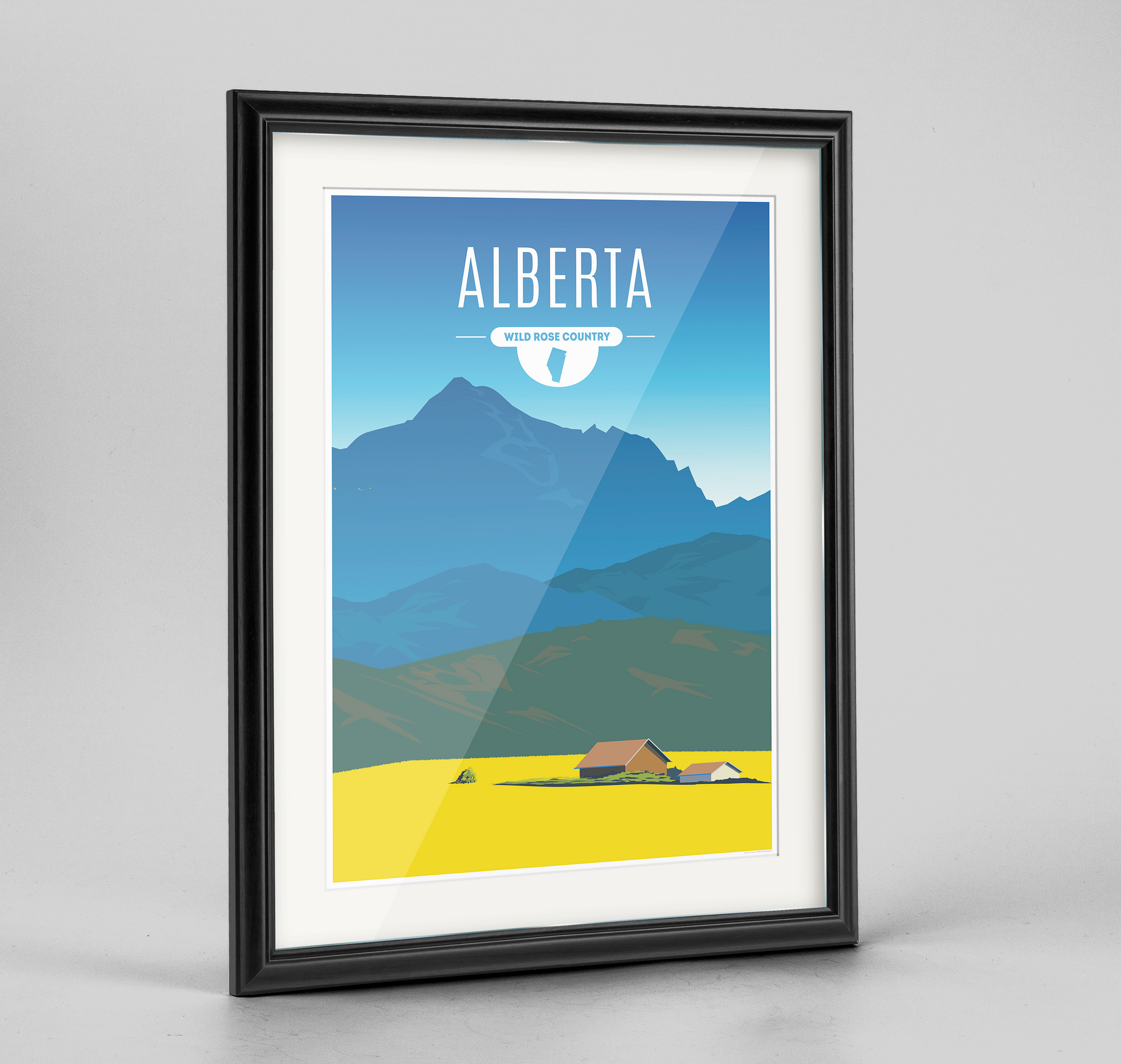Alberta Province Print - Point Two Design