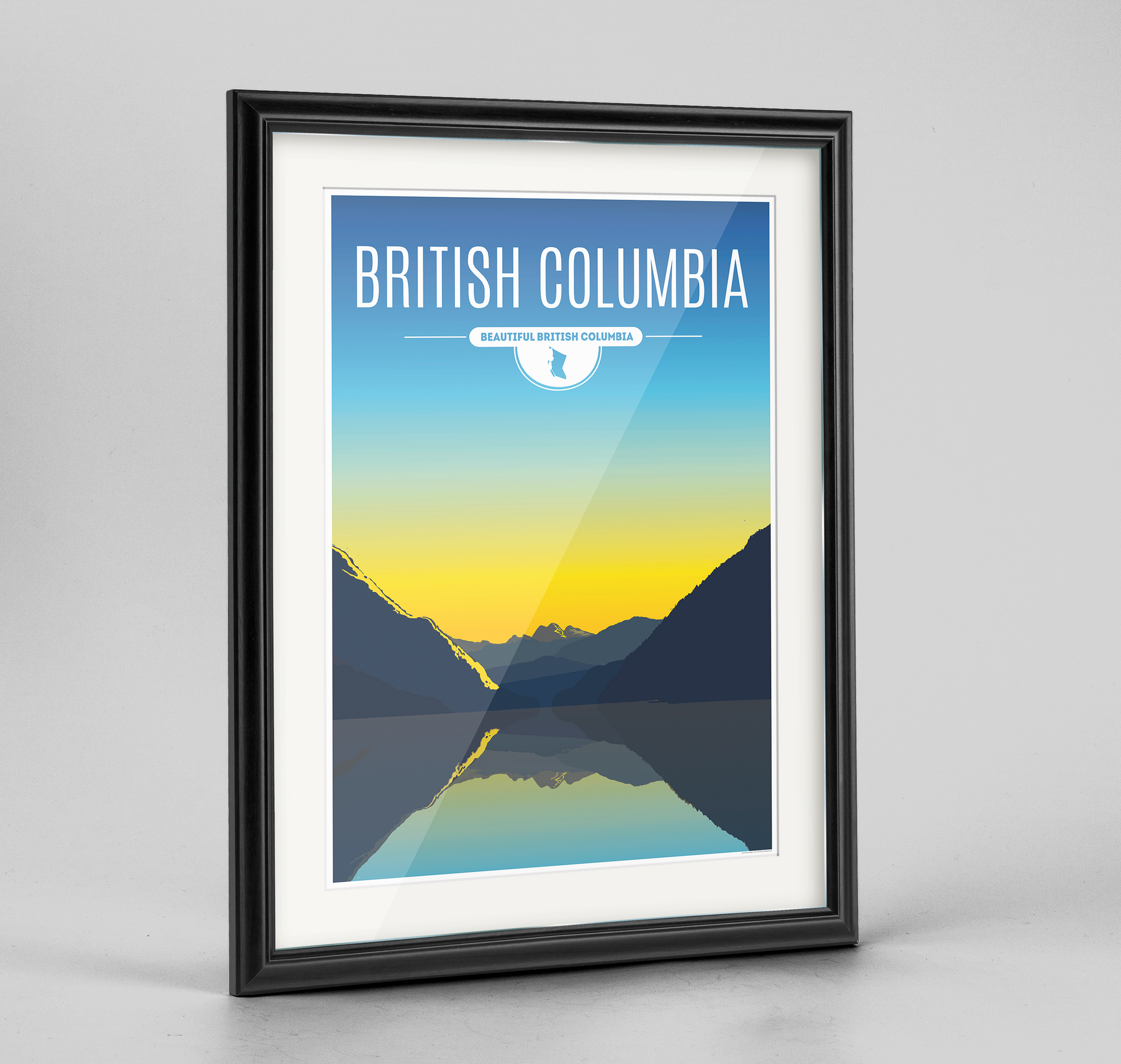 British Columbia Province Print - Point Two Design