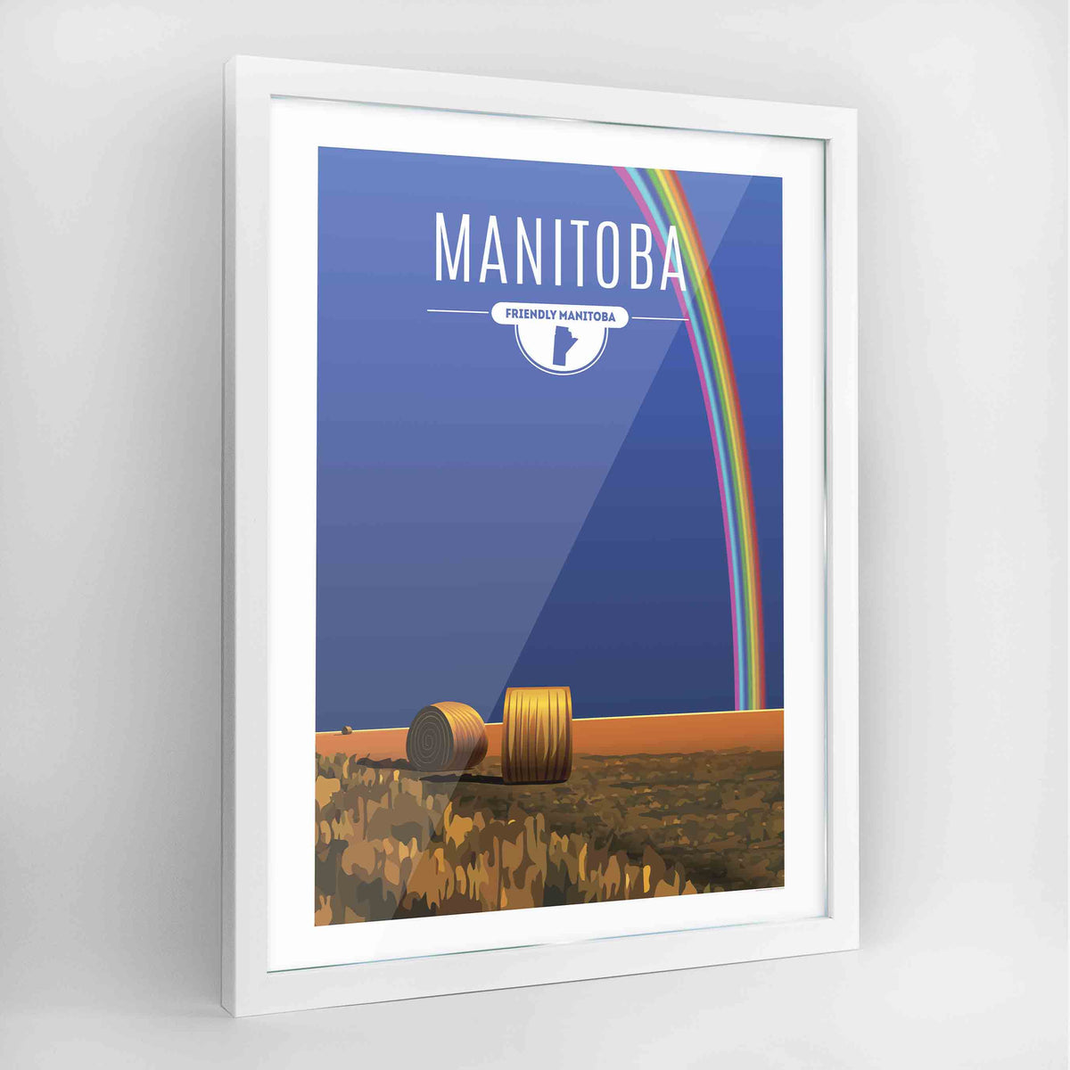 Manitoba Province Frame Print
