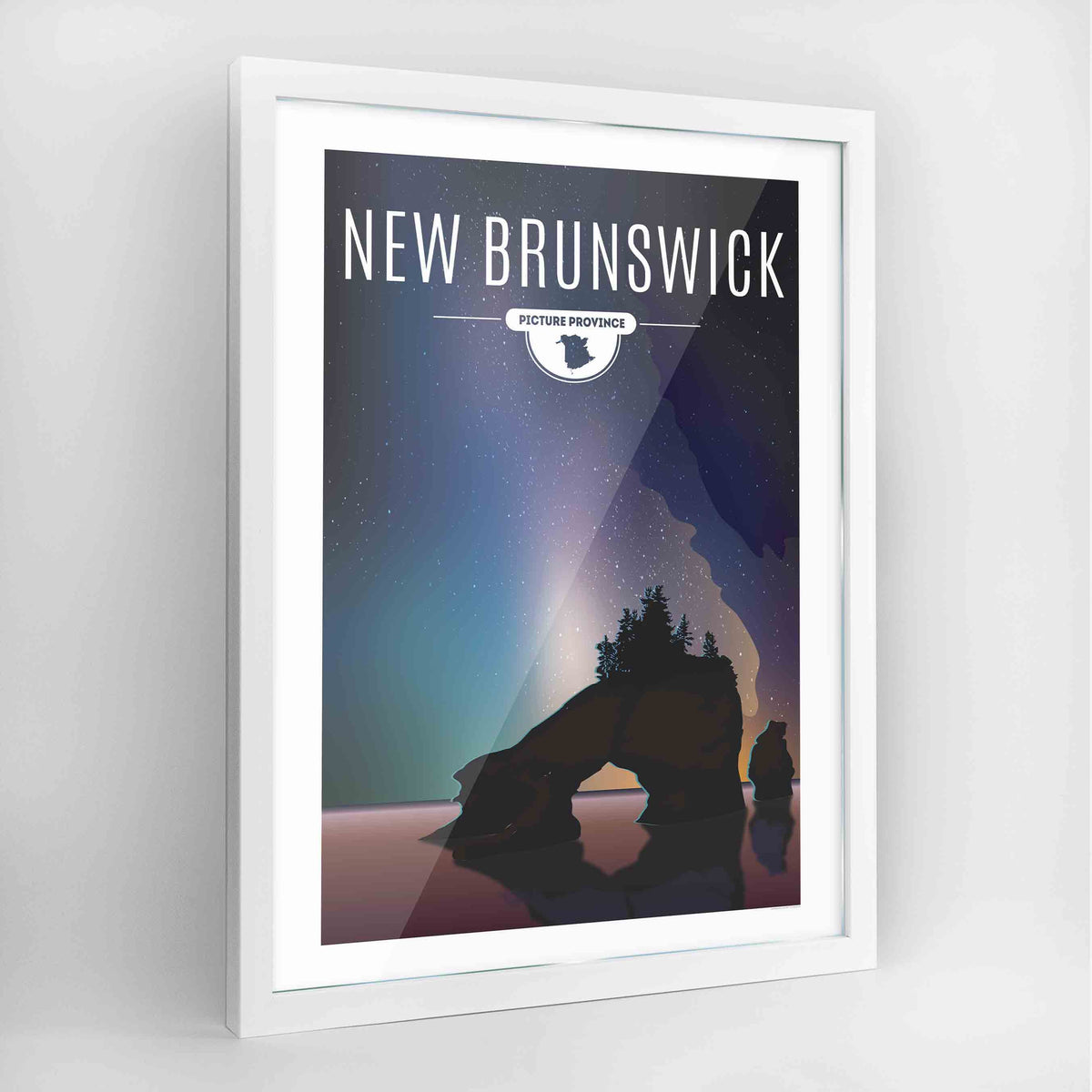 New Brunswick Province Frame Print