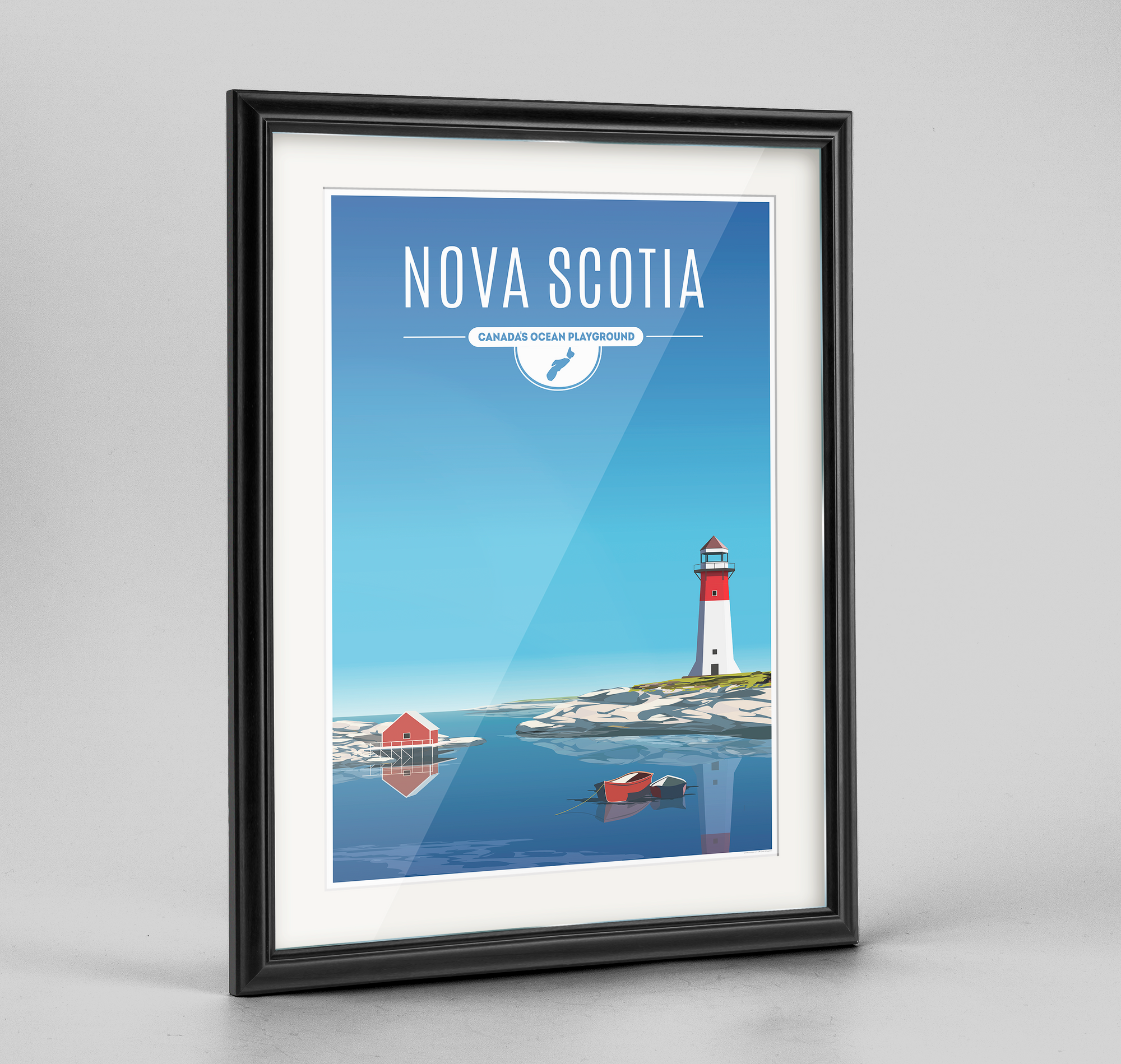 Nova Scotia Province Print