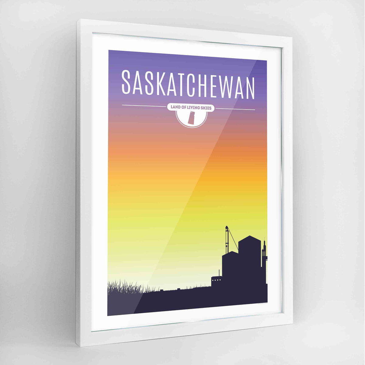 Saskatchewan Province Frame Print