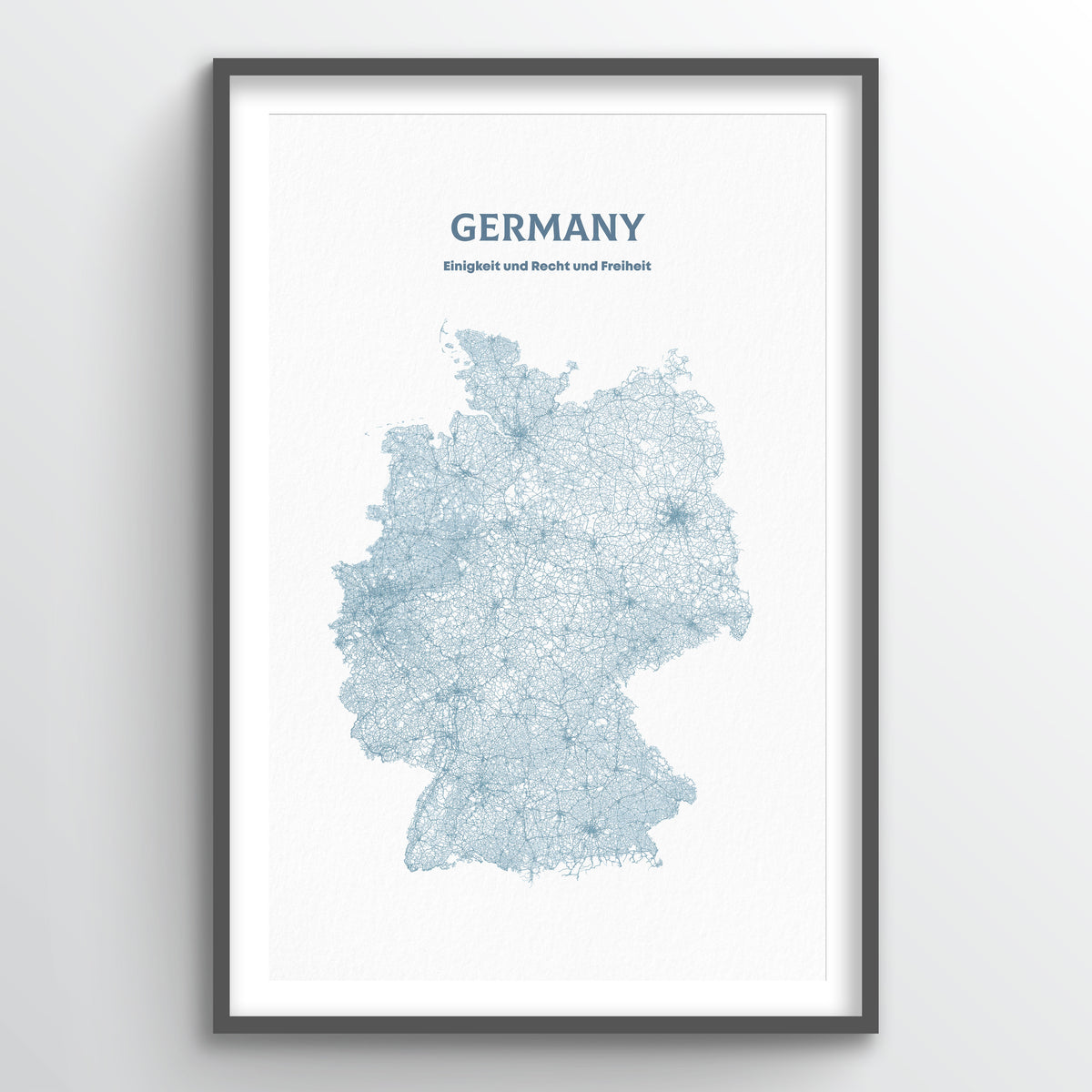 Germany - All Roads Art Print