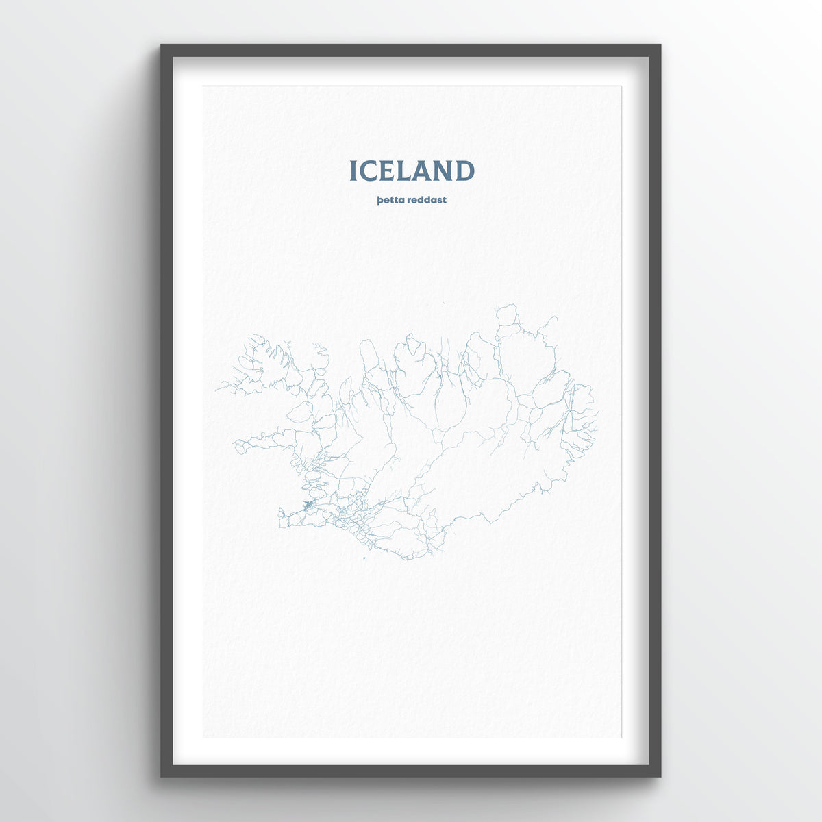 Iceland - All Roads Art Print