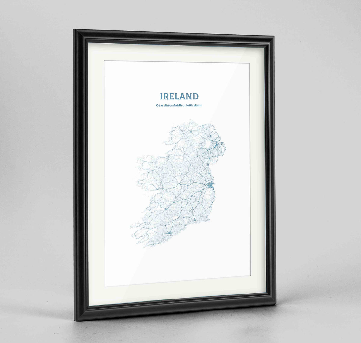 Ireland - All Roads Art Print - Framed