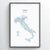 Italy - All Roads Art Print