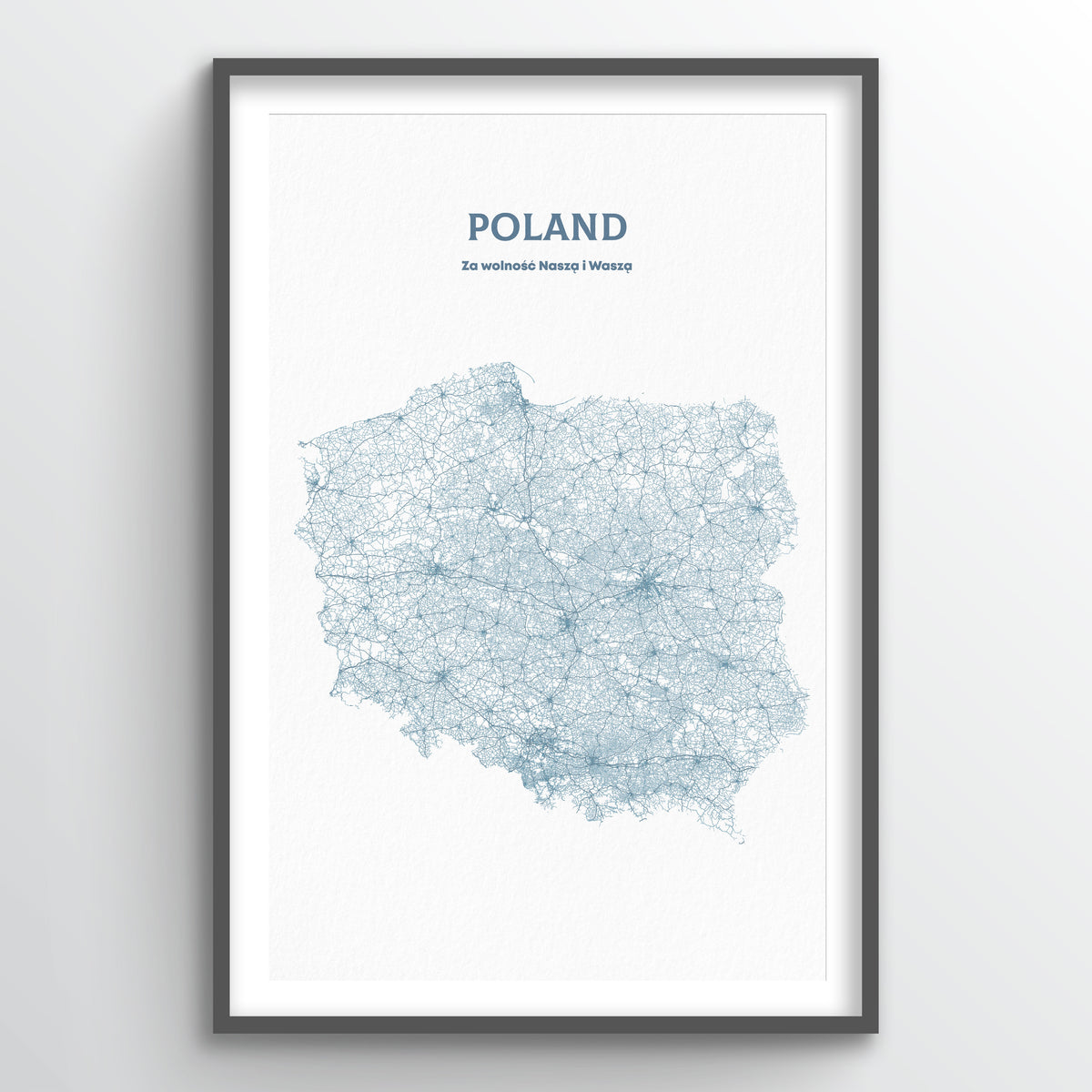 Poland - All Roads Art Print