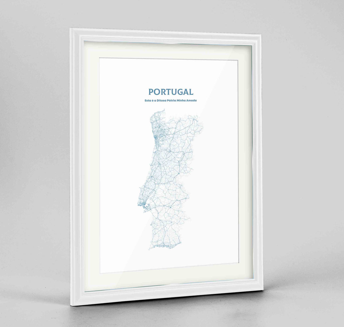 Portugal - All Roads Art Print - Framed