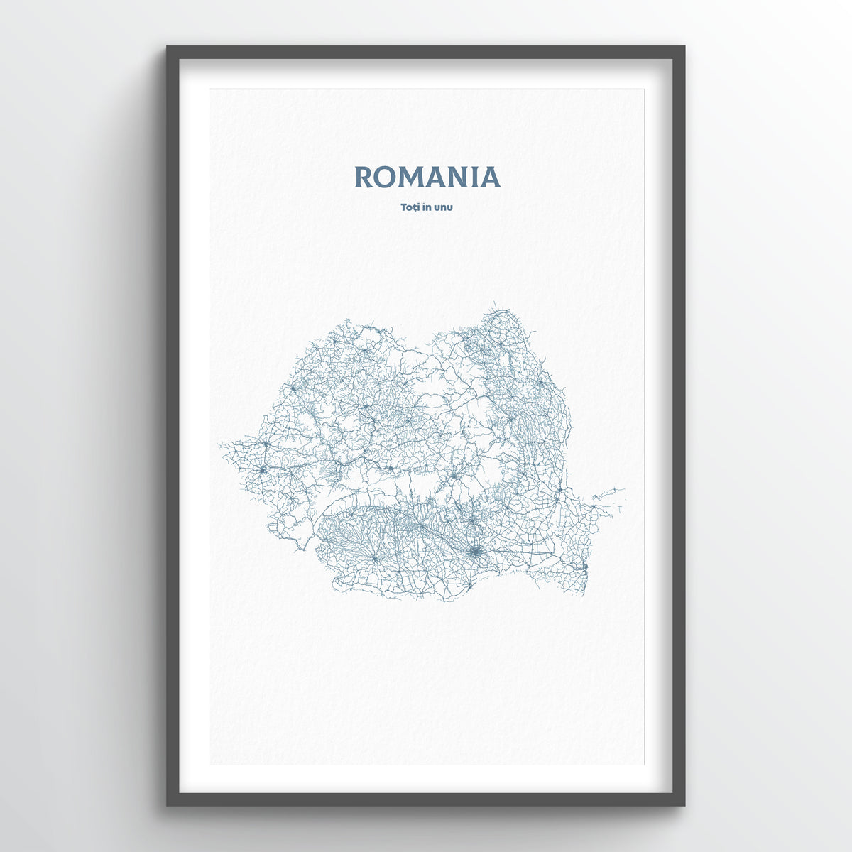 Romania - All Roads Art Print
