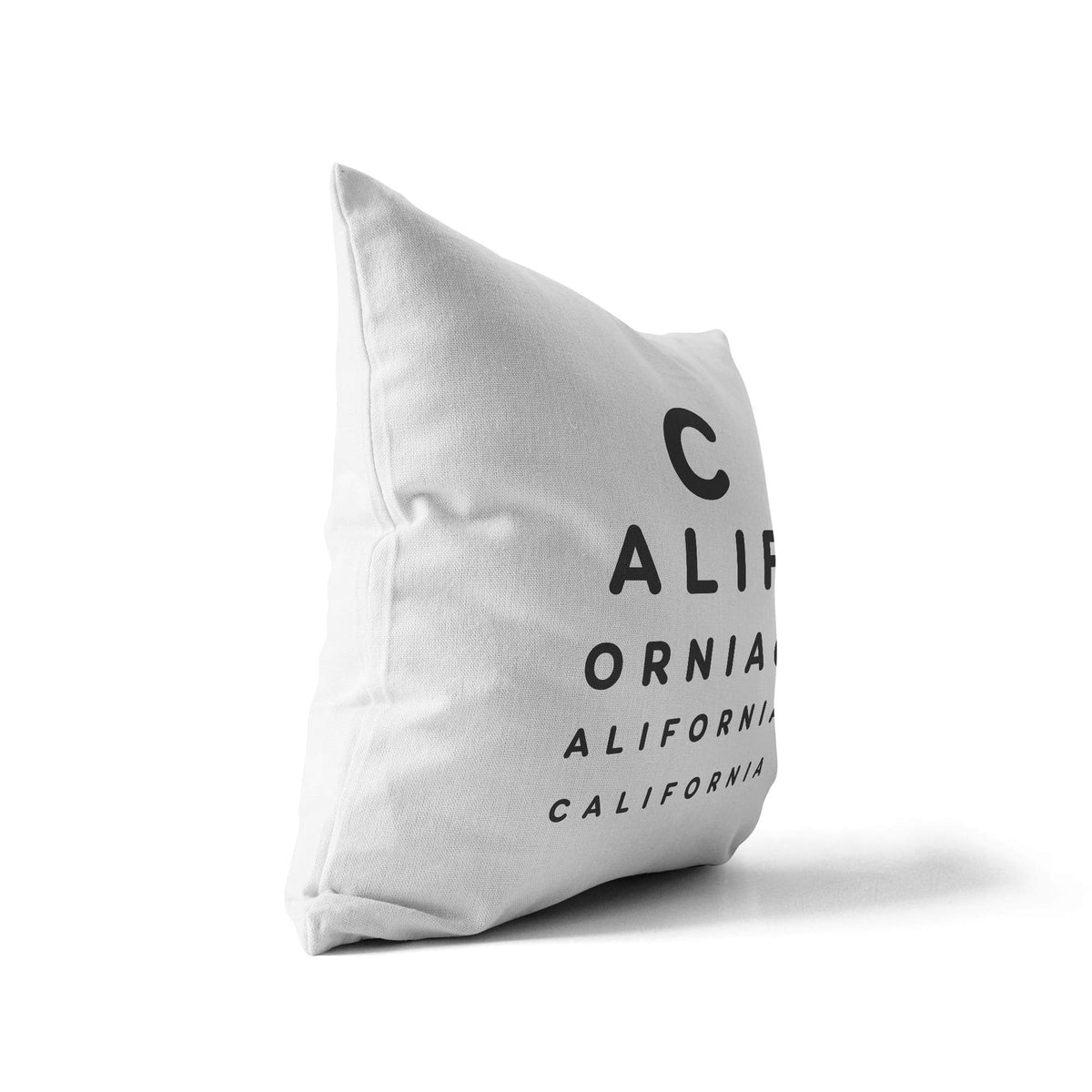 California &quot;Eye Exam&quot; Velveteen Throw Pillow - Point Two Design