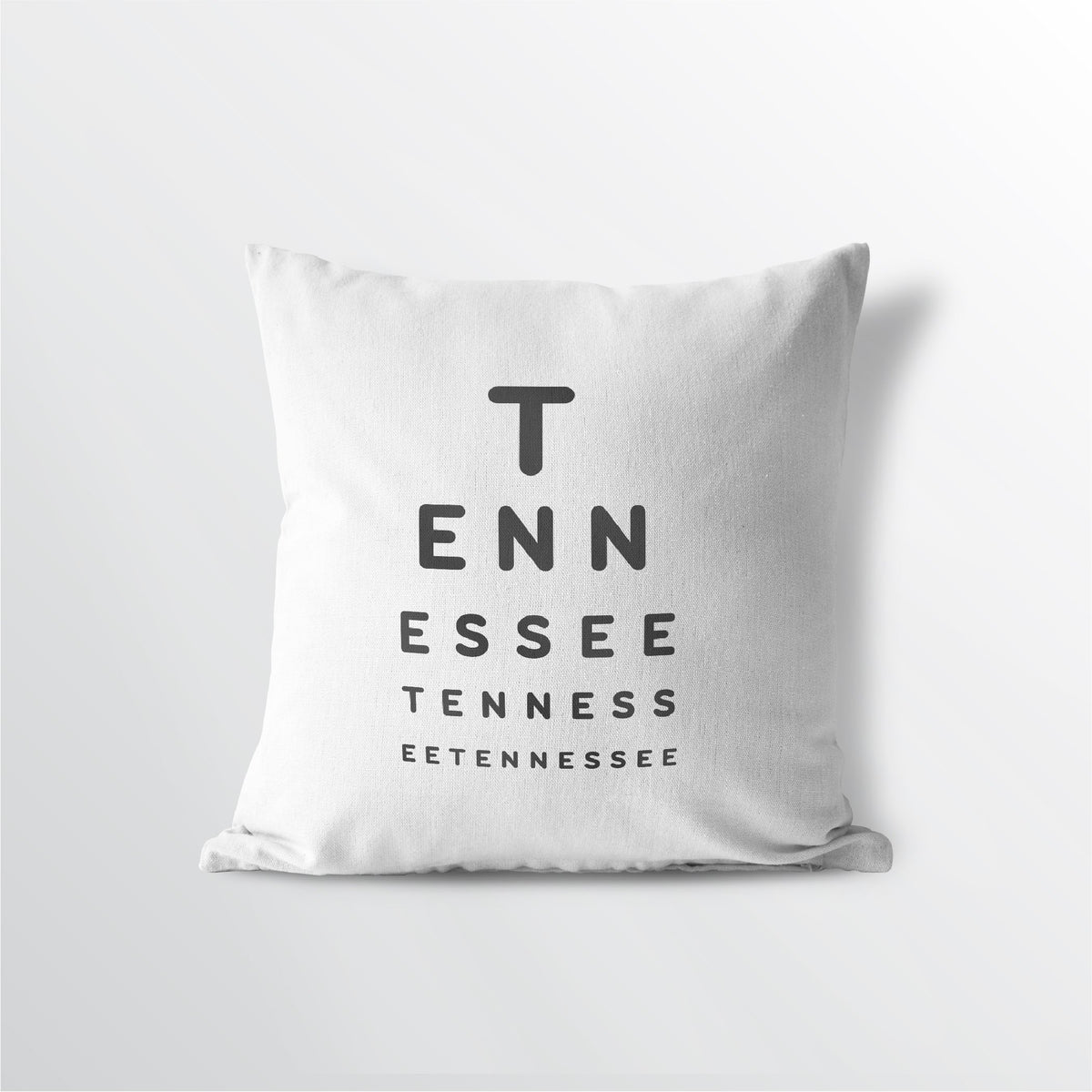 Tennessee &quot;Eye Exam&quot; Throw Pillow