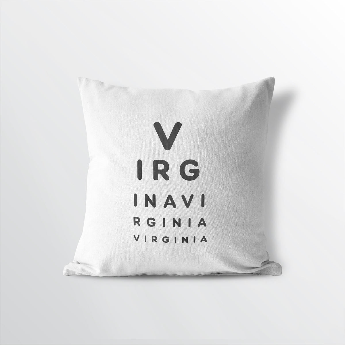 Virginia &quot;Eye Exam&quot; Throw Pillow