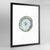 Geode Art Print - Green - Point Two Design