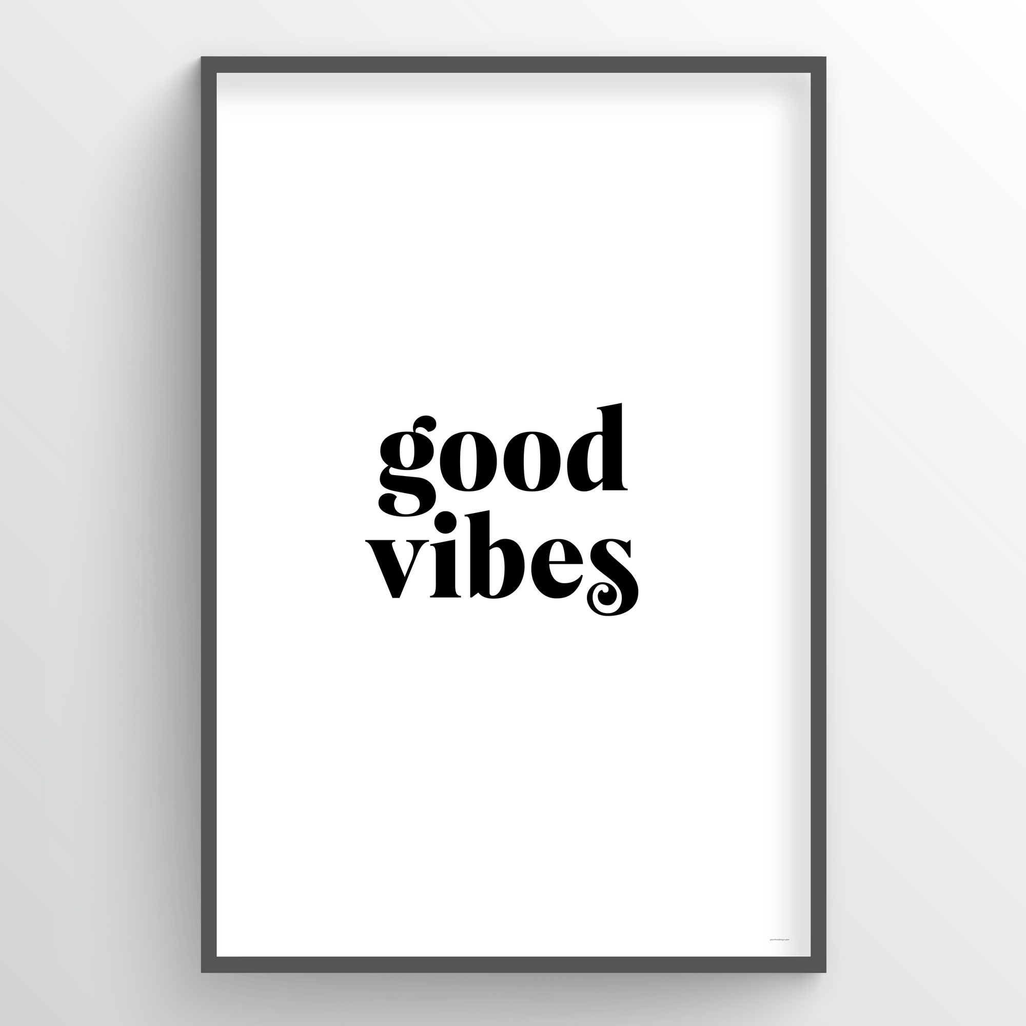 Point Two Design Group modern art prints: Good Vibes Art Print