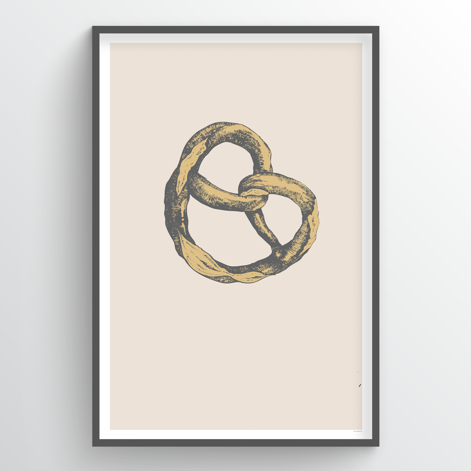 Point Two Design Group: Pretzel Art Print