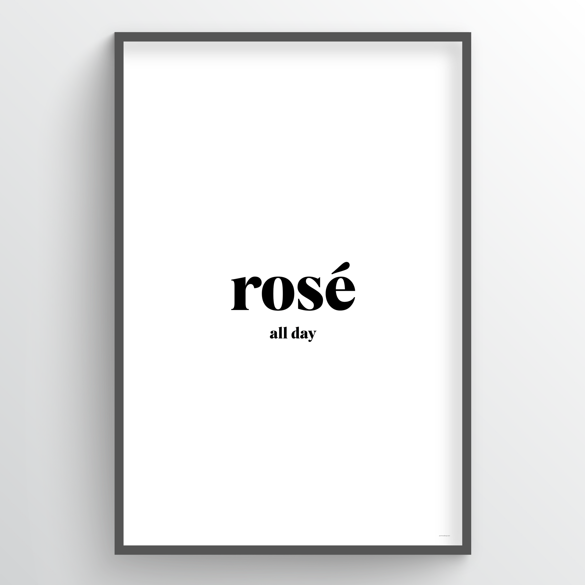 Point Two Design Group modern art prints: Rose Art Print