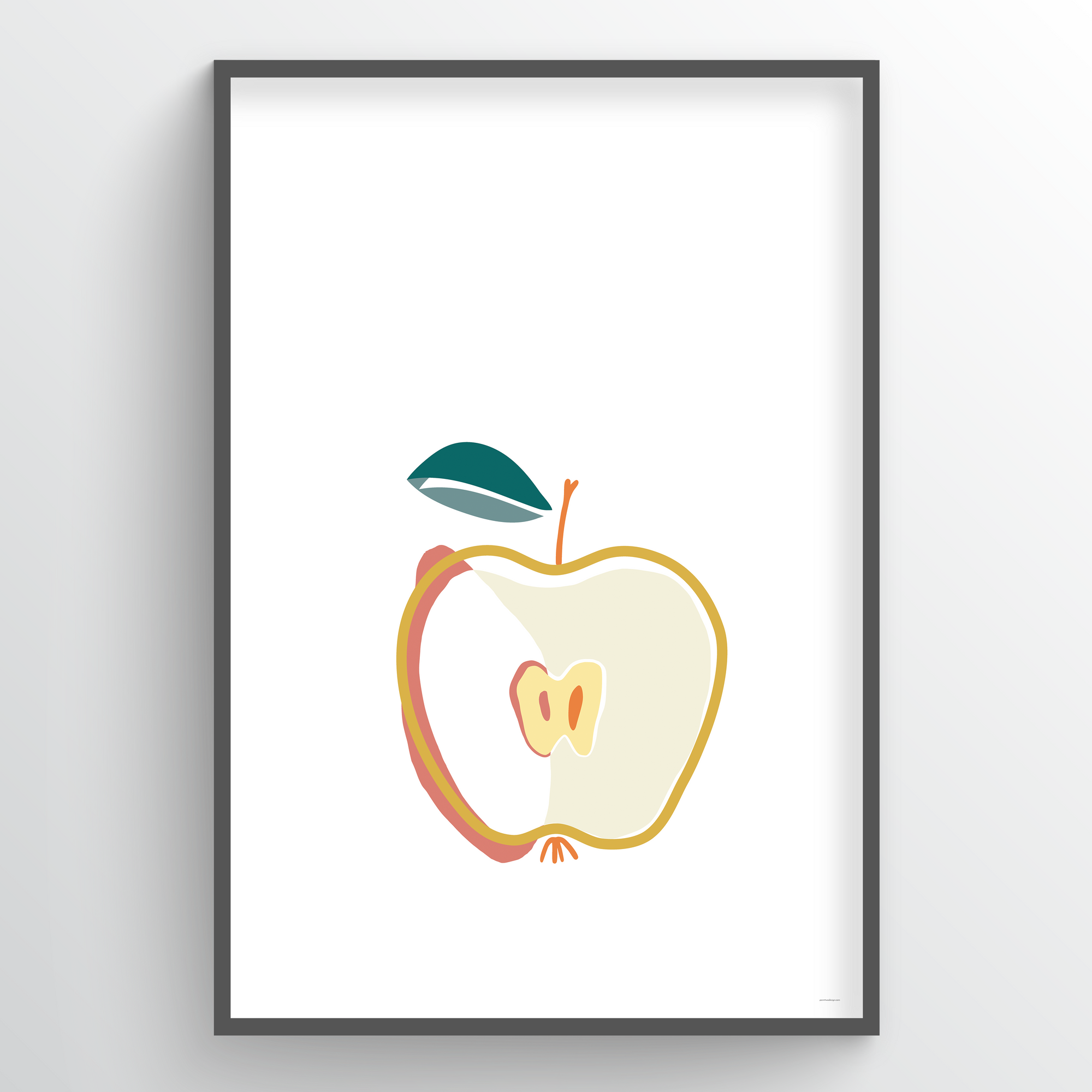 Point Two Design Group: Apple Art Print