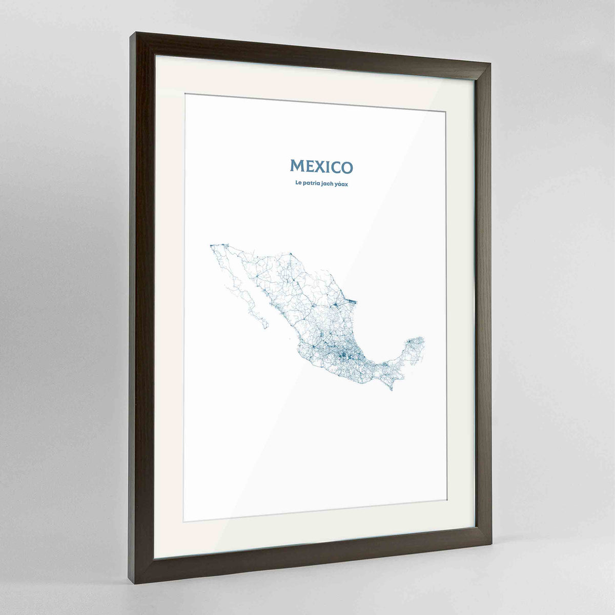 Mexico - All Roads Art Print - Framed