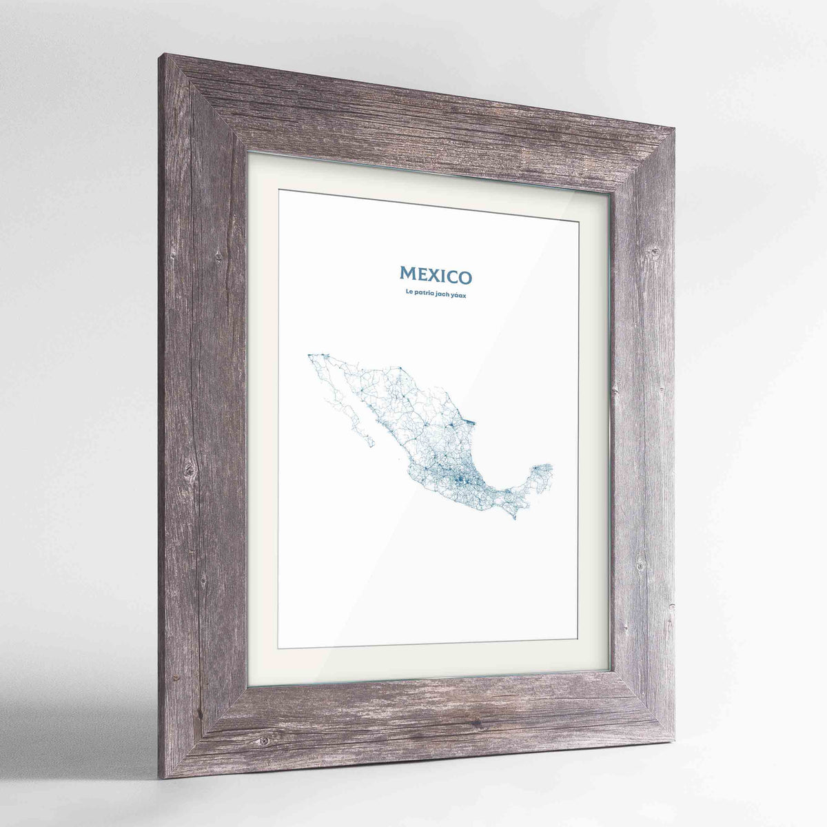 Mexico - All Roads Art Print - Framed