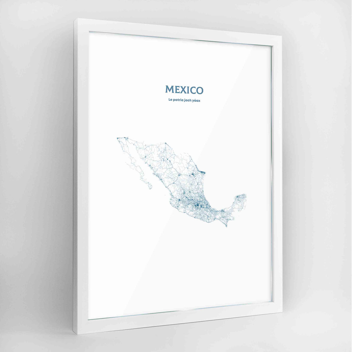 Mexico - All Roads Art Print - Framed