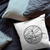 Maine State Crest Throw Pillow