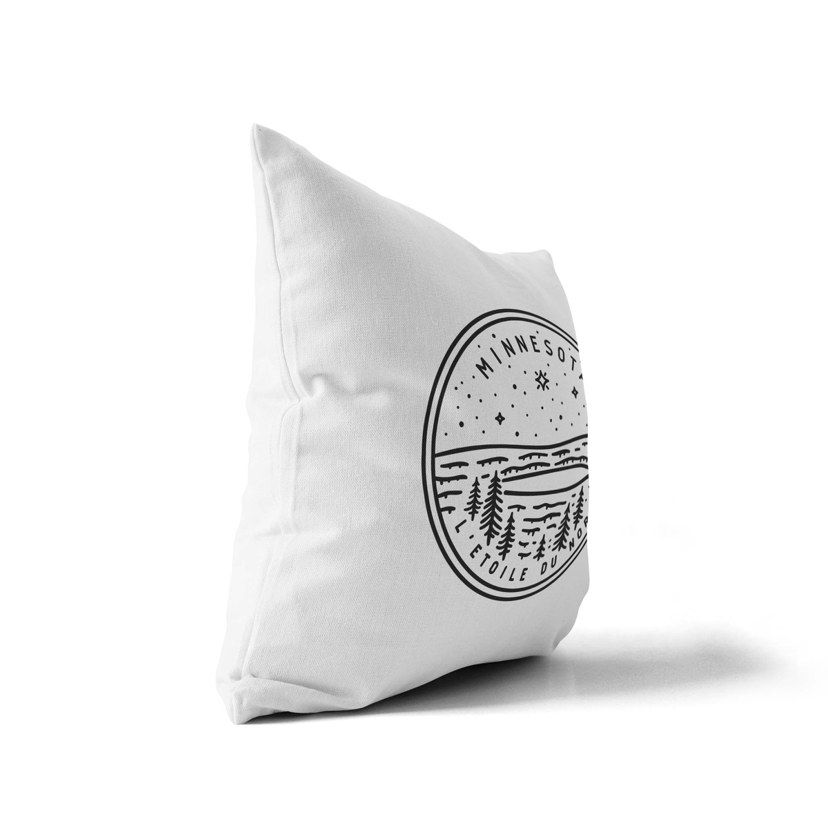 Mississippi State Crest Throw Pillow