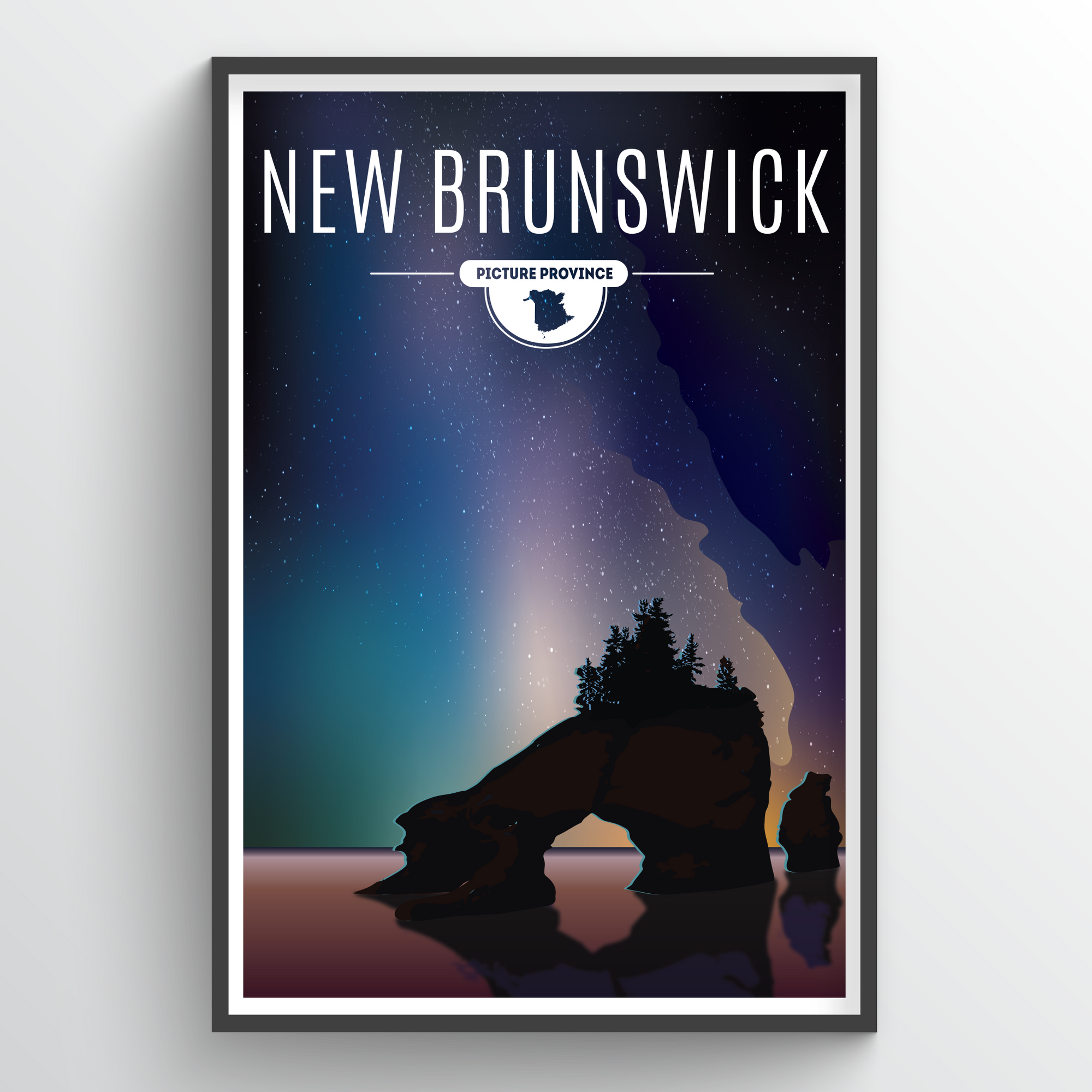 New Brunswick Province Print